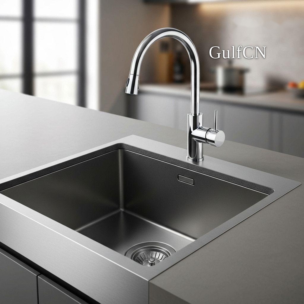 Stainless steel kitchen sink and faucet reviewed in China