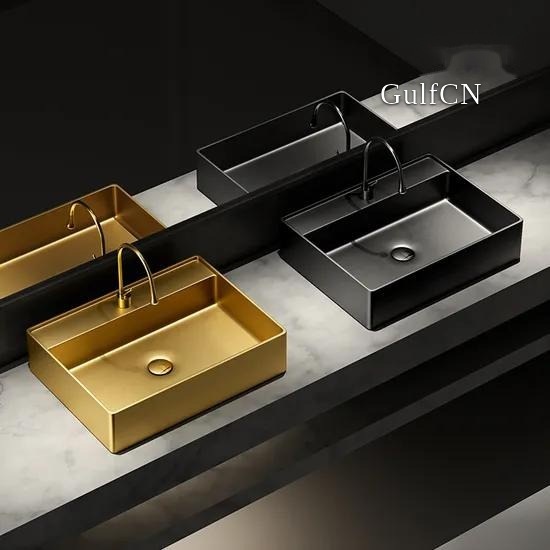Gold and black vessel basins reviewed in China