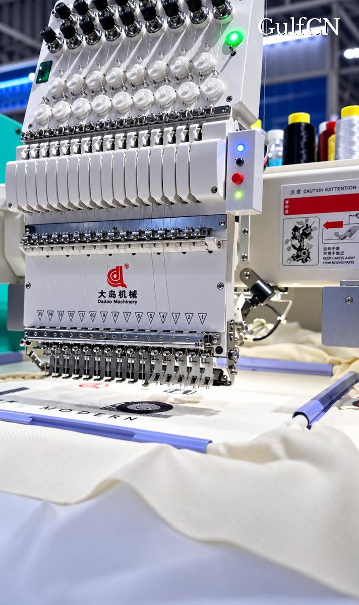 Multi-needle embroidery head, Dadao Machinery, China trade fair
